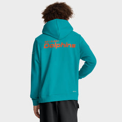 Miami Dolphins Nike Sideline Standard Issue Initial Home Dri-FIT Hoodie