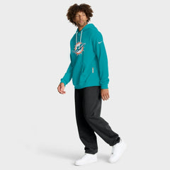 Miami Dolphins Nike Sideline Standard Issue Initial Home Dri-FIT Hoodie