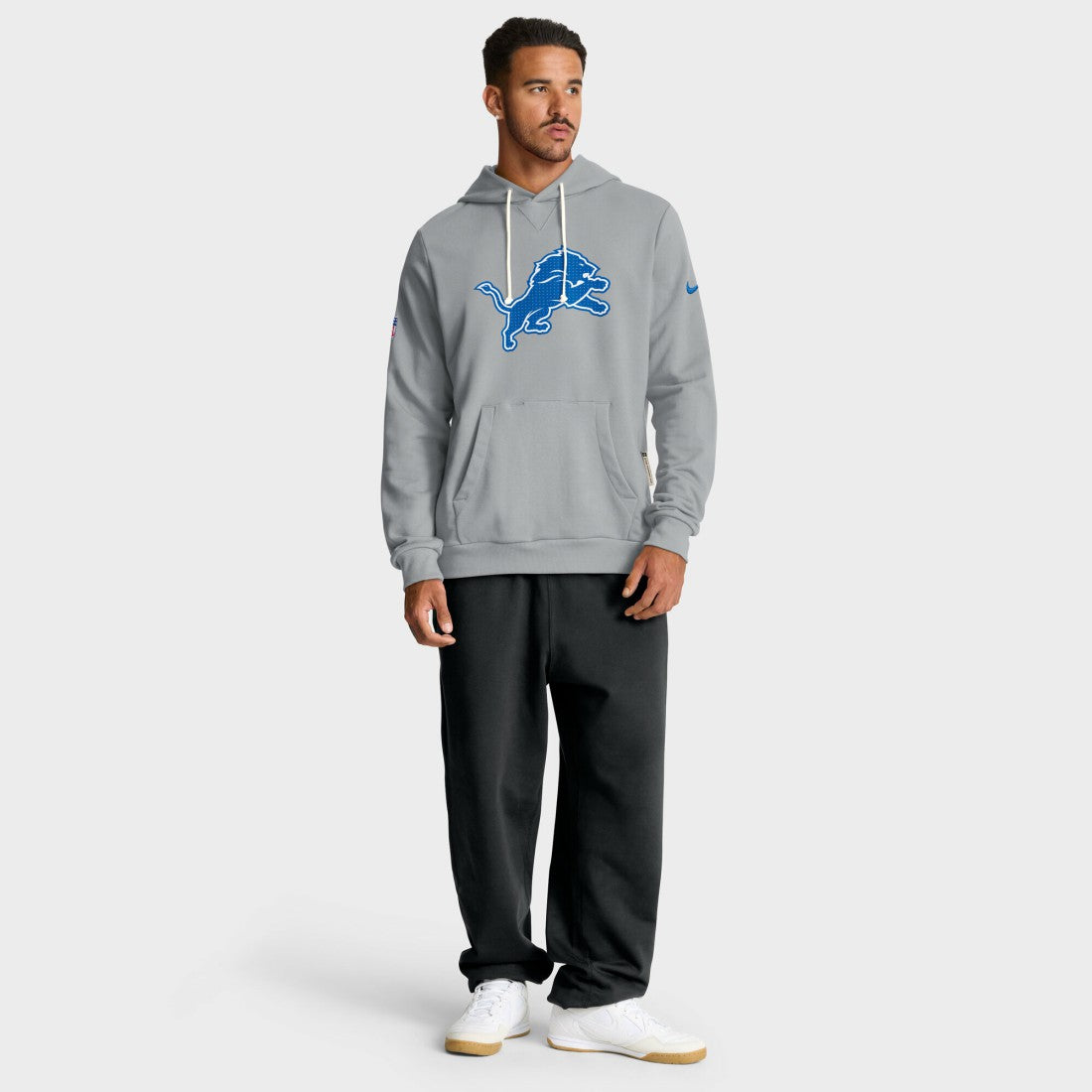Detroit Lions Nike Sideline Standard Issue Initial Home Dri-FIT Hoodie