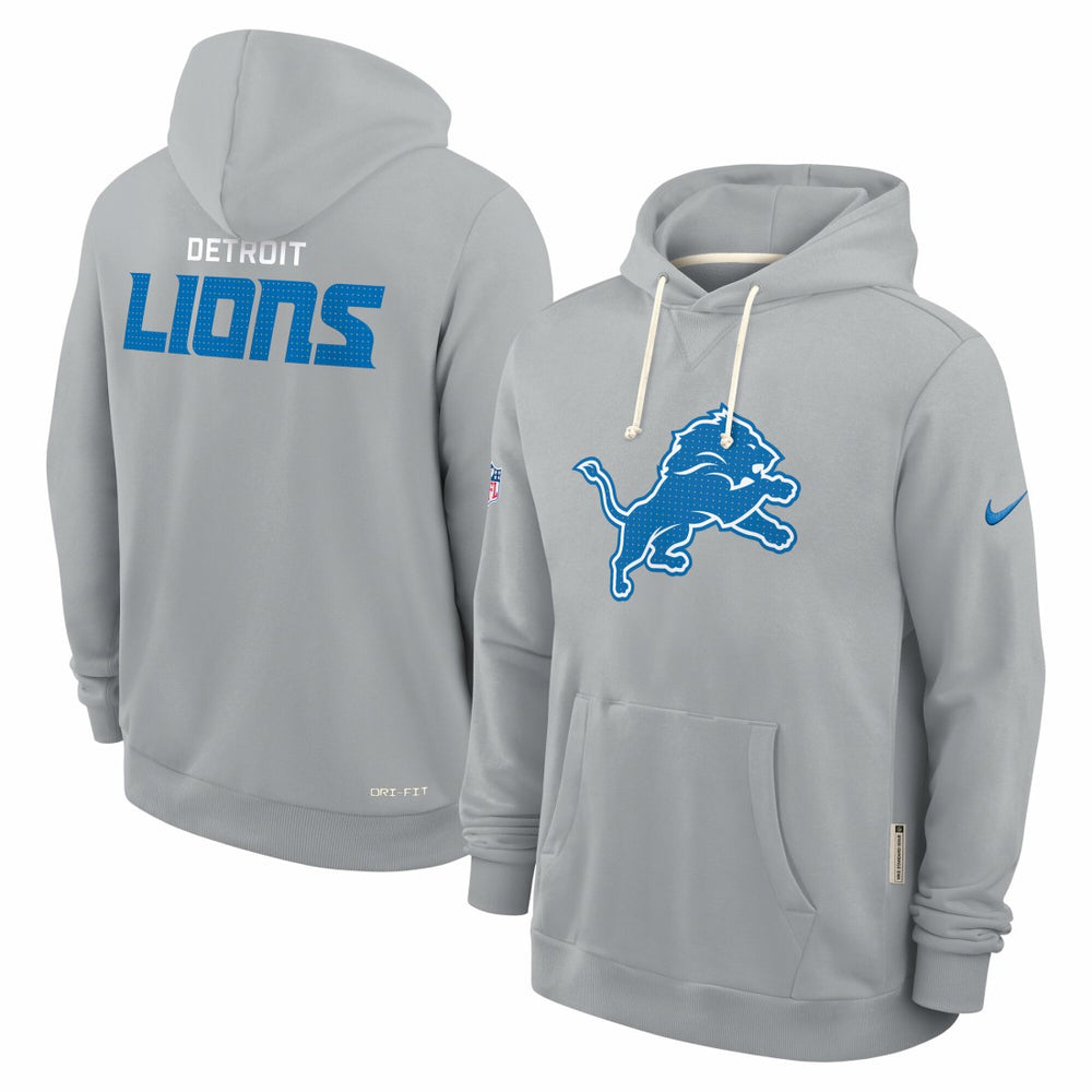Detroit Lions Nike Sideline Standard Issue Initial Home Dri-FIT Hoodie