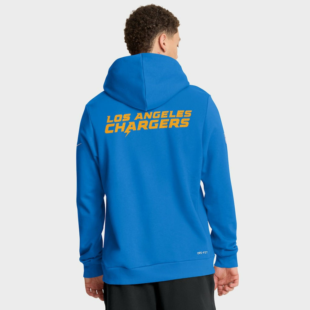 Los Angeles Chargers Nike Sideline Standard Issue Initial Home Dri-FIT Hoodie