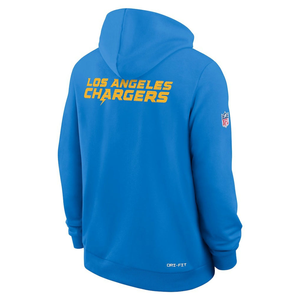 Los Angeles Chargers Nike Sideline Standard Issue Initial Home Dri-FIT Hoodie