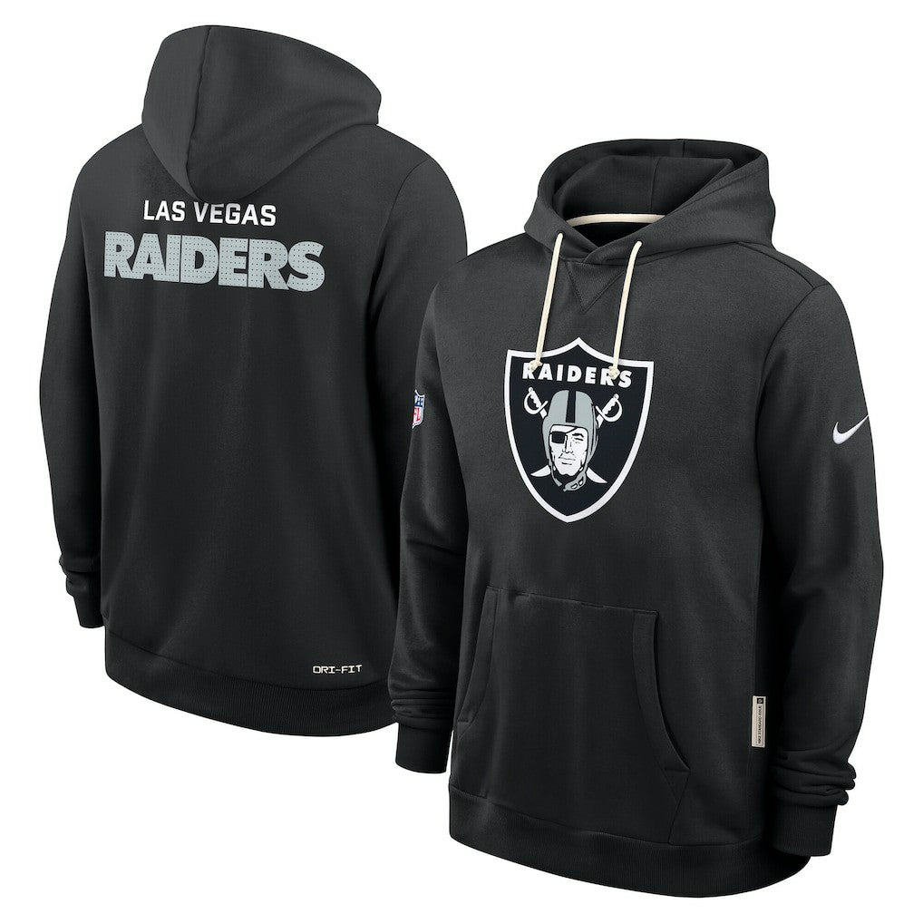 Las Vegas Raiders Nike Sideline Standard Issue Initial Home Dri-FIT Hoodie