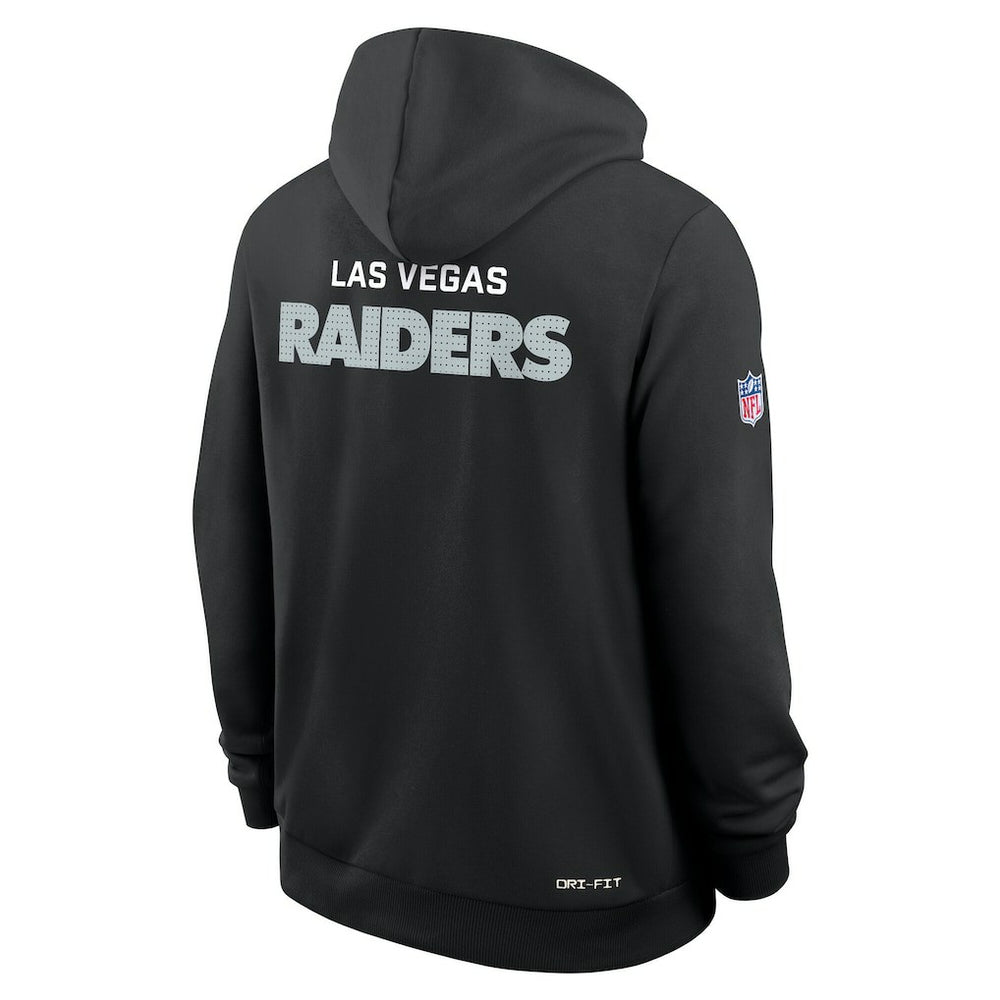 Las Vegas Raiders Nike Sideline Standard Issue Initial Home Dri-FIT Hoodie
