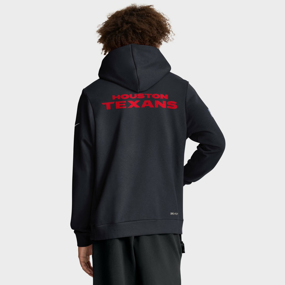 Houston Texans Nike Sideline Standard Issue Initial Home Dri-FIT Hoodie