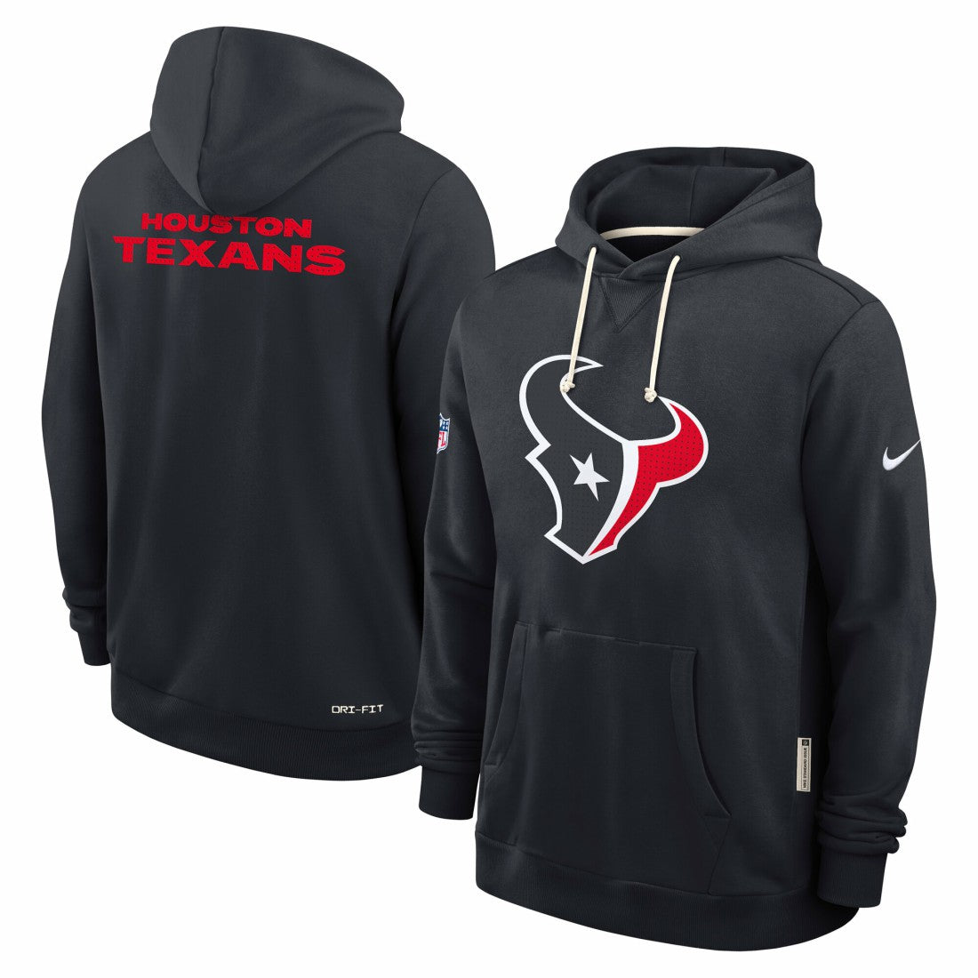 Houston Texans Nike Sideline Standard Issue Initial Home Dri-FIT Hoodie