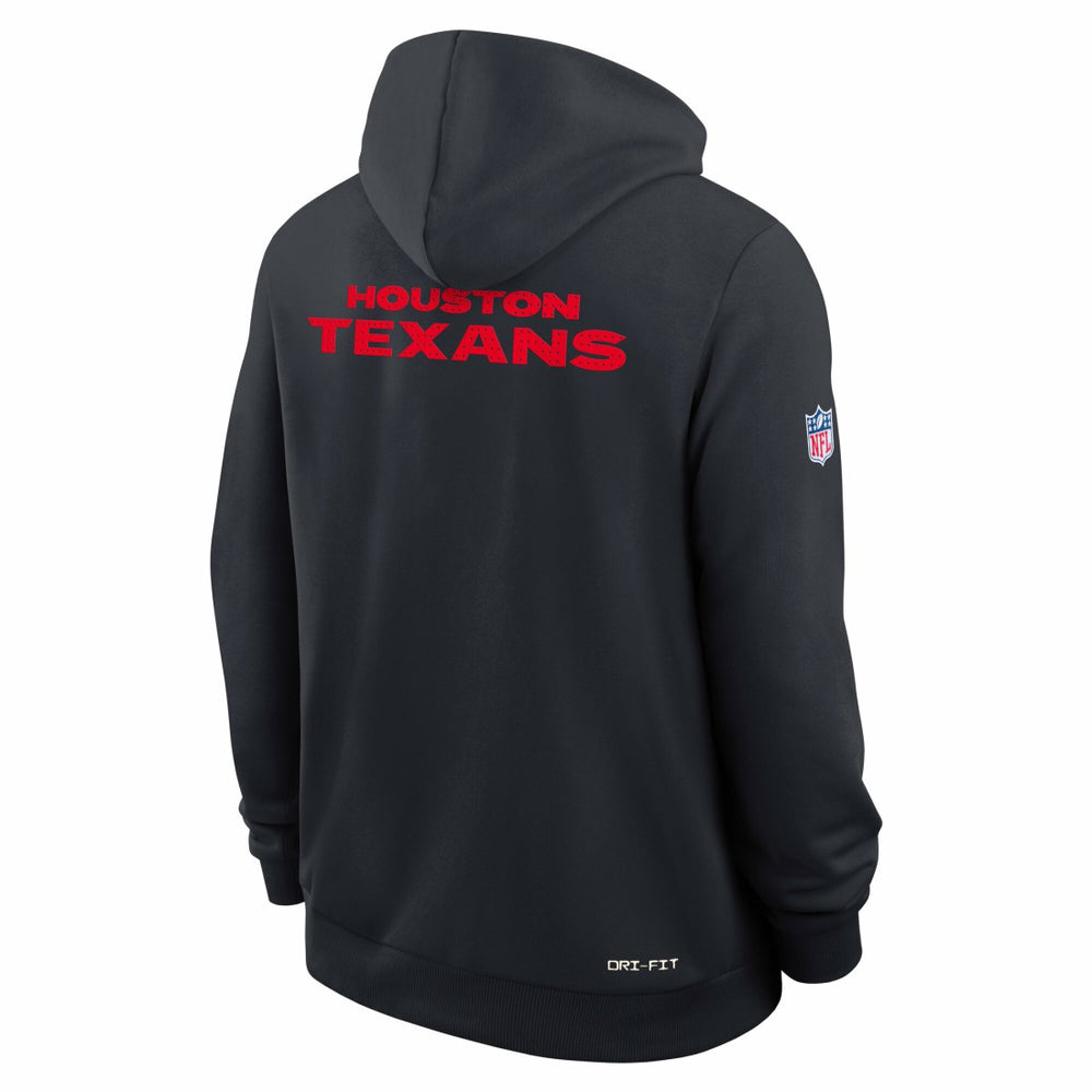 Houston Texans Nike Sideline Standard Issue Initial Home Dri-FIT Hoodie