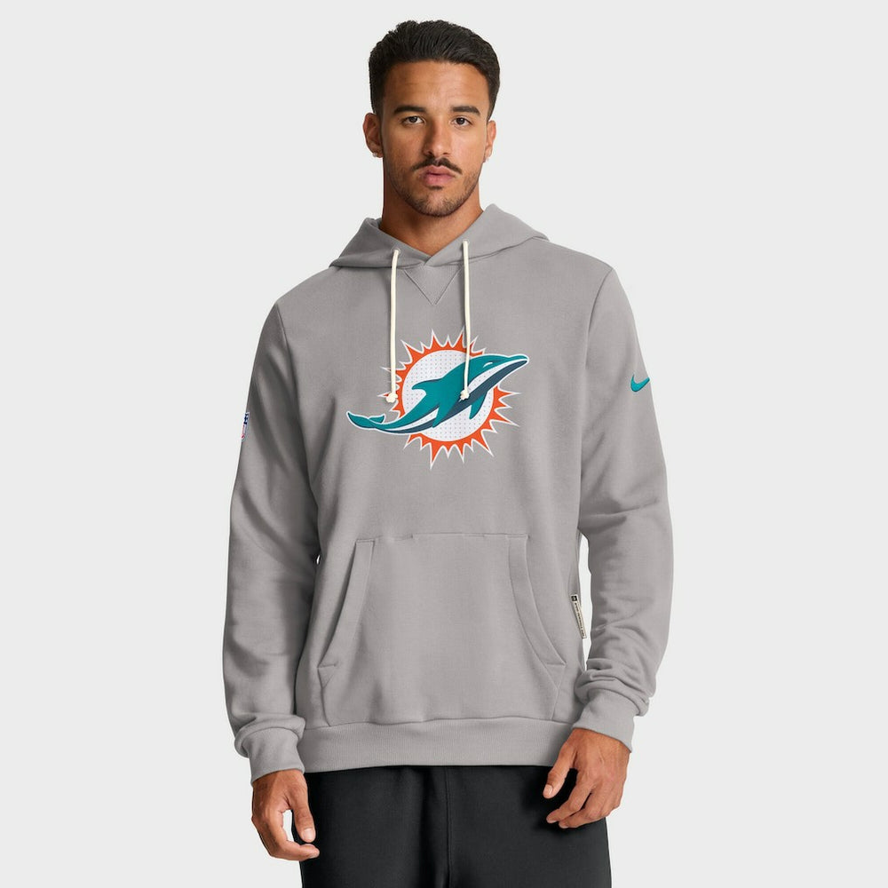 Miami Dolphins Nike Sideline Standard Issue Initial Home Dri-FIT Hoodie