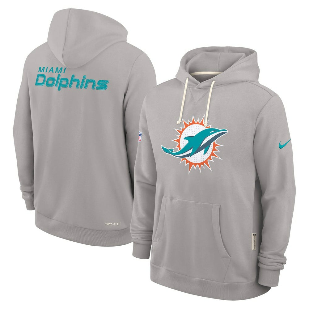 Miami Dolphins Nike Sideline Standard Issue Initial Home Dri-FIT Hoodie