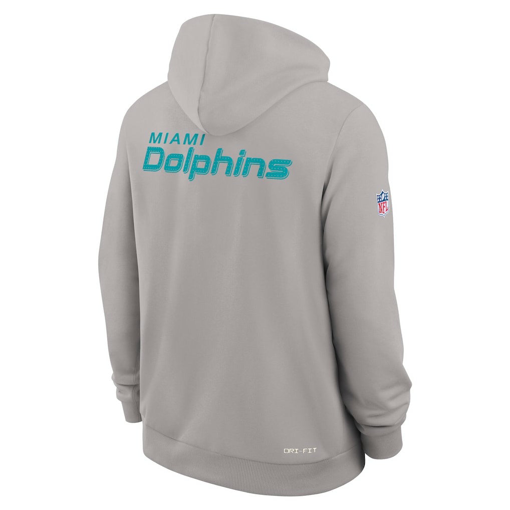 Miami Dolphins Nike Sideline Standard Issue Initial Home Dri-FIT Hoodie