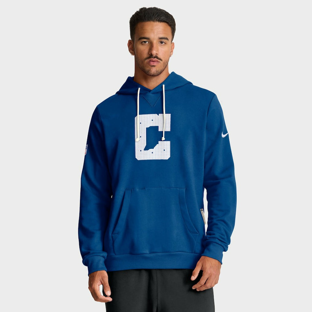 Indianapolis Colts Nike Sideline Standard Issue Initial Home Dri-FIT Hoodie