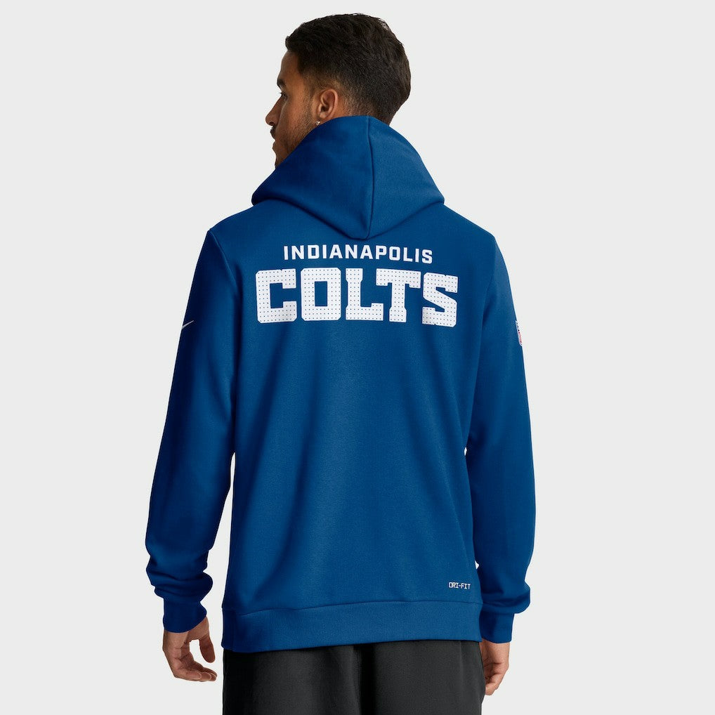 Indianapolis Colts Nike Sideline Standard Issue Initial Home Dri-FIT Hoodie