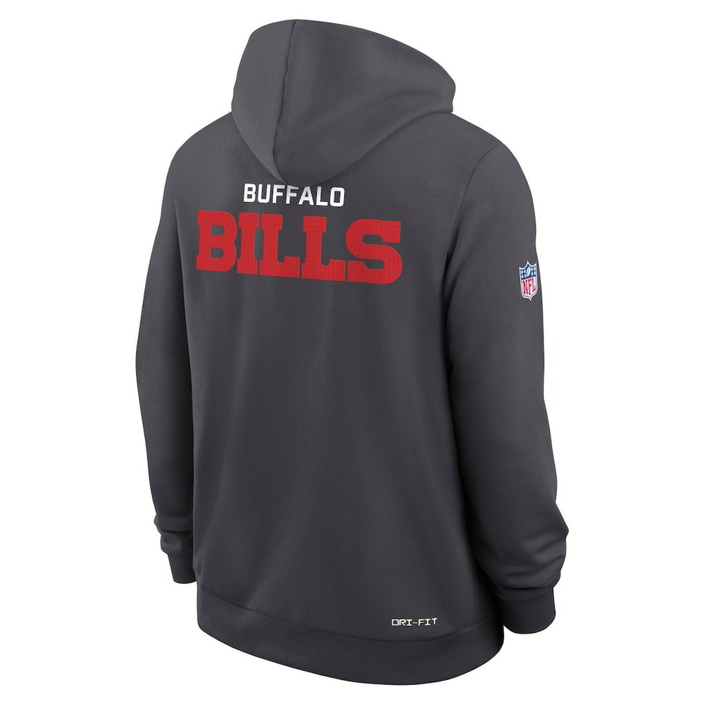 Buffalo Bills Nike Sideline Standard Issue Initial Home Dri-FIT Hoodie