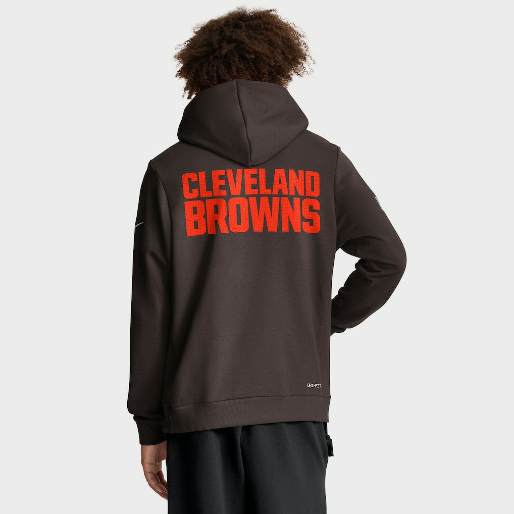 Cleveland Browns Nike Sideline Standard Issue Initial Home Dri-FIT Hoodie