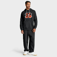 Cincinnati Bengals Nike Sideline Standard Issue Initial Home Dri-FIT Hoodie