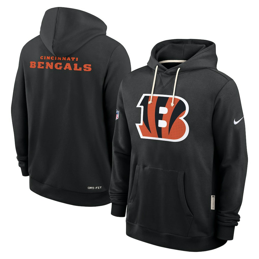 Cincinnati Bengals Nike Sideline Standard Issue Initial Home Dri-FIT Hoodie