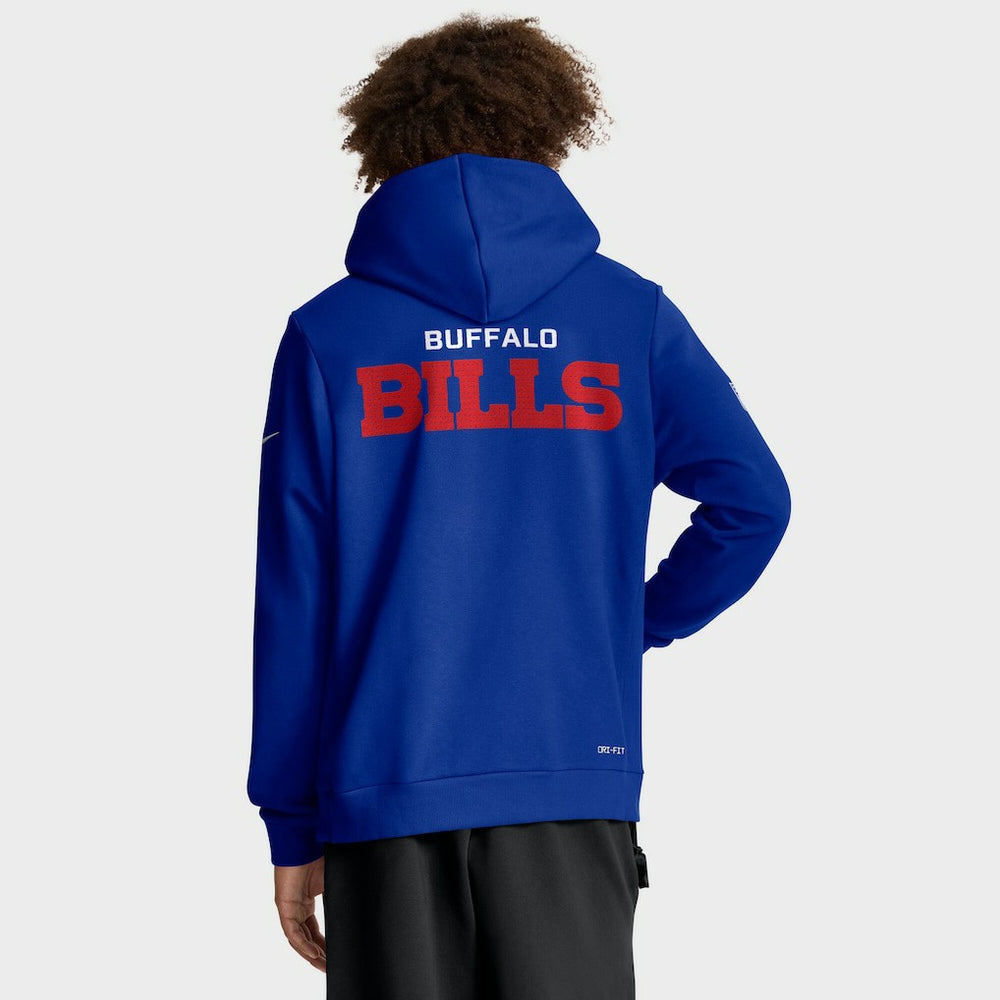 Buffalo Bills Nike Sideline Standard Issue Initial Home Dri-FIT Hoodie