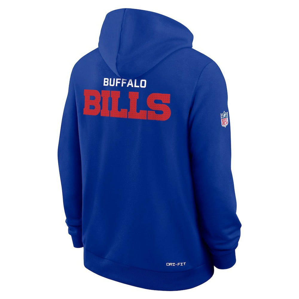 Buffalo Bills Nike Sideline Standard Issue Initial Home Dri-FIT Hoodie