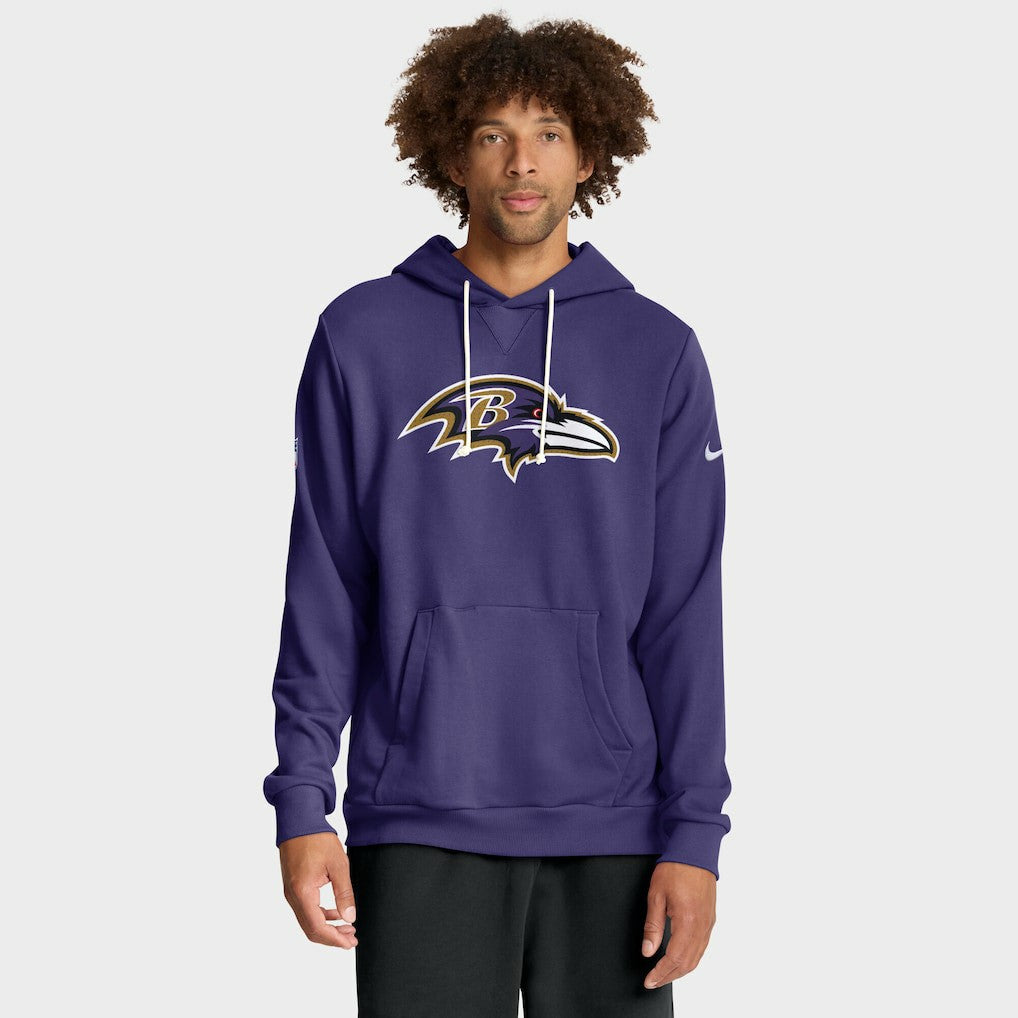 Baltimore Ravens Nike Sideline Standard Issue Initial Home Dri-FIT Hoodie