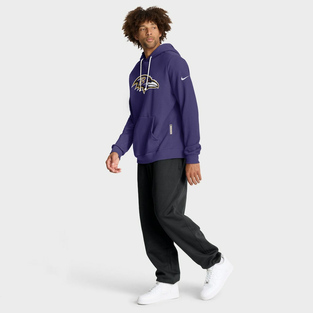Baltimore Ravens Nike Sideline Standard Issue Initial Home Dri-FIT Hoodie