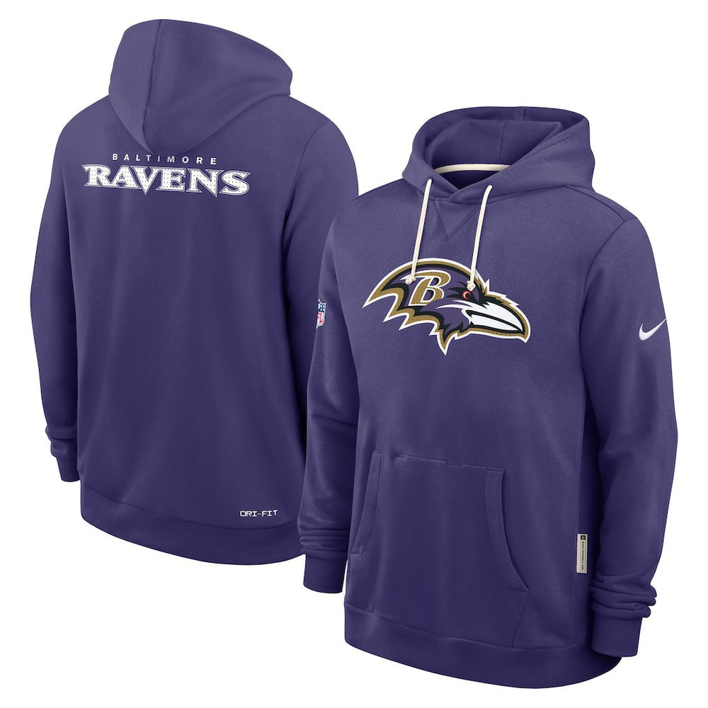Baltimore Ravens Nike Sideline Standard Issue Initial Home Dri-FIT Hoodie