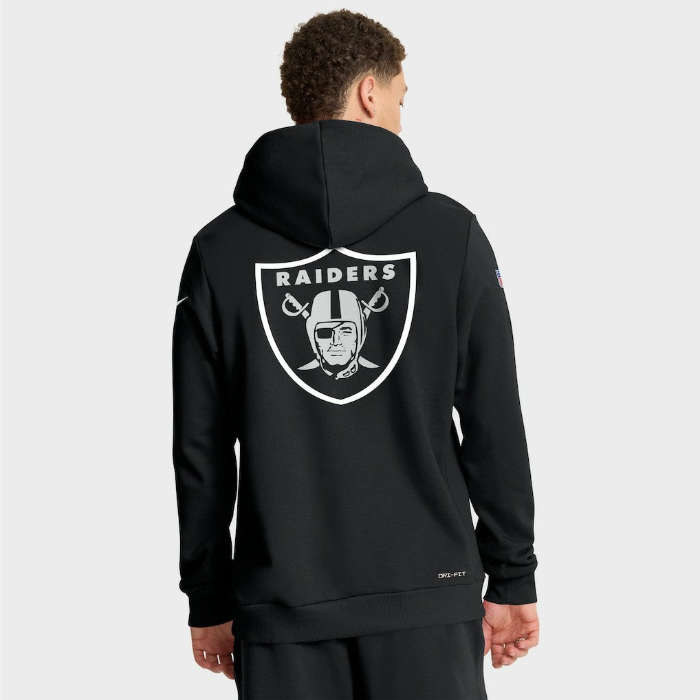 Las Vegas Raiders Nike 2025 NFL Crucial Catch Sideline Standard Issue Dri-FIT Hoodie