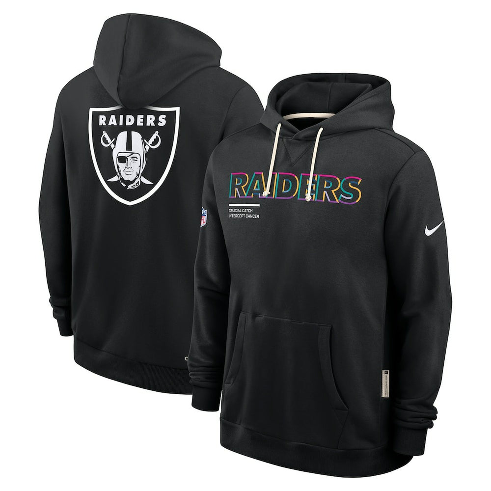 Las Vegas Raiders Nike 2025 NFL Crucial Catch Sideline Standard Issue Dri-FIT Hoodie