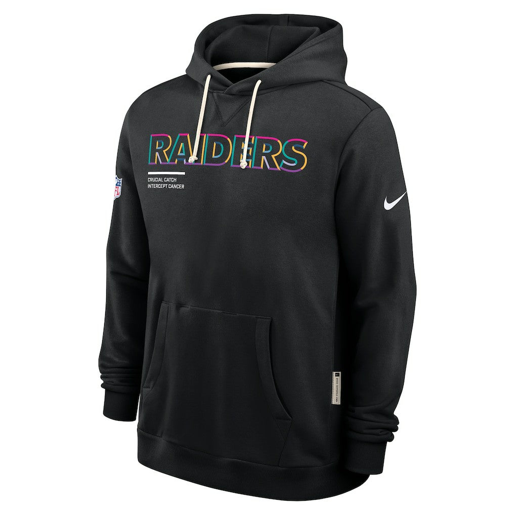 Las Vegas Raiders Nike 2025 NFL Crucial Catch Sideline Standard Issue Dri-FIT Hoodie
