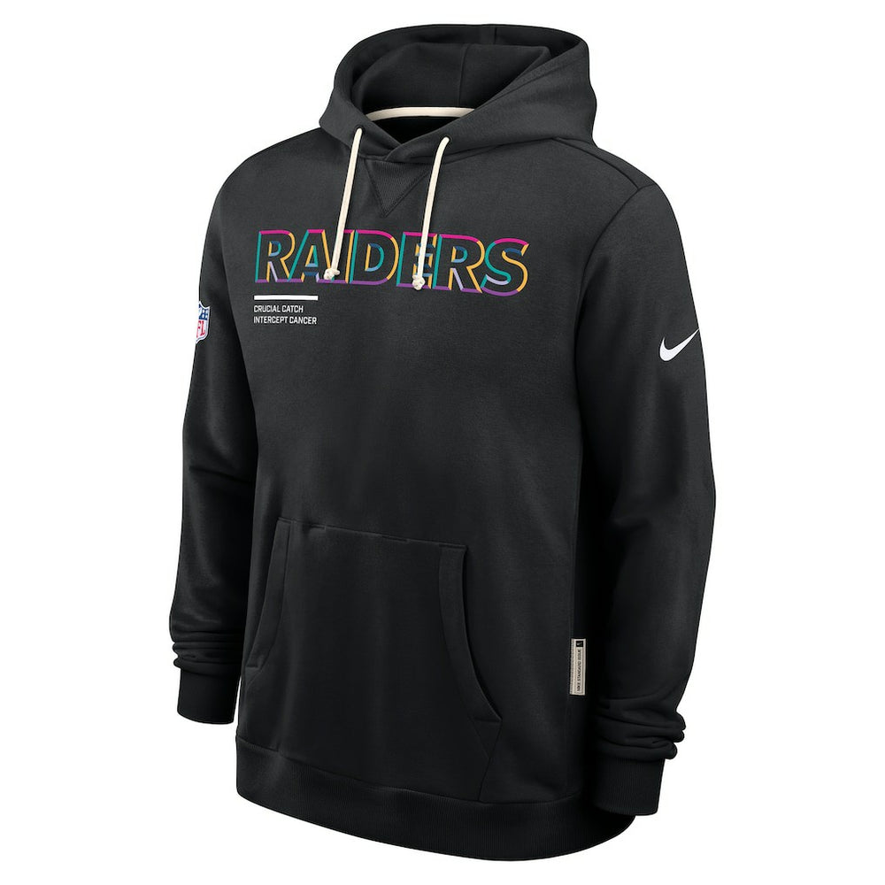 Las Vegas Raiders Nike 2025 NFL Crucial Catch Sideline Standard Issue Dri-FIT Hoodie