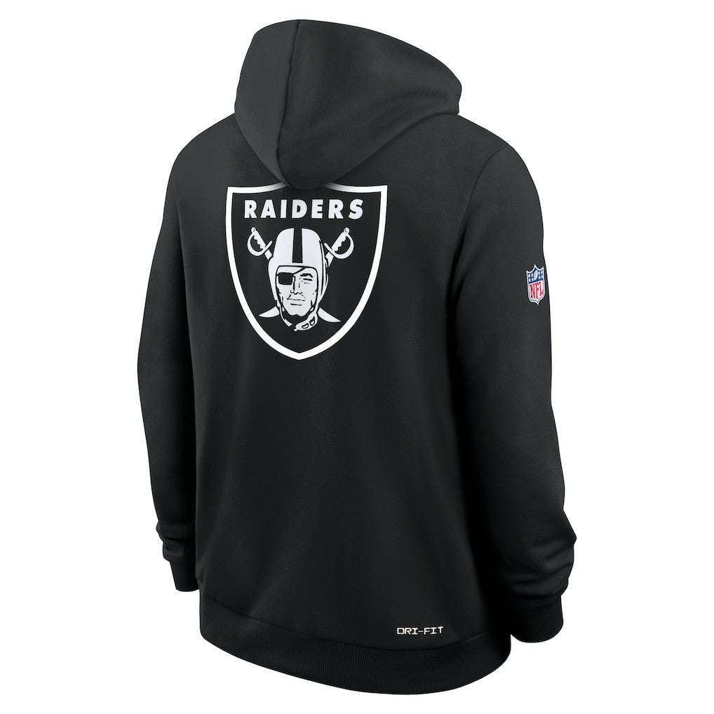 Las Vegas Raiders Nike 2025 NFL Crucial Catch Sideline Standard Issue Dri-FIT Hoodie