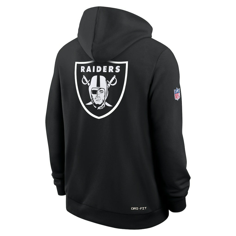 Las Vegas Raiders Nike 2025 NFL Crucial Catch Sideline Standard Issue Dri-FIT Hoodie