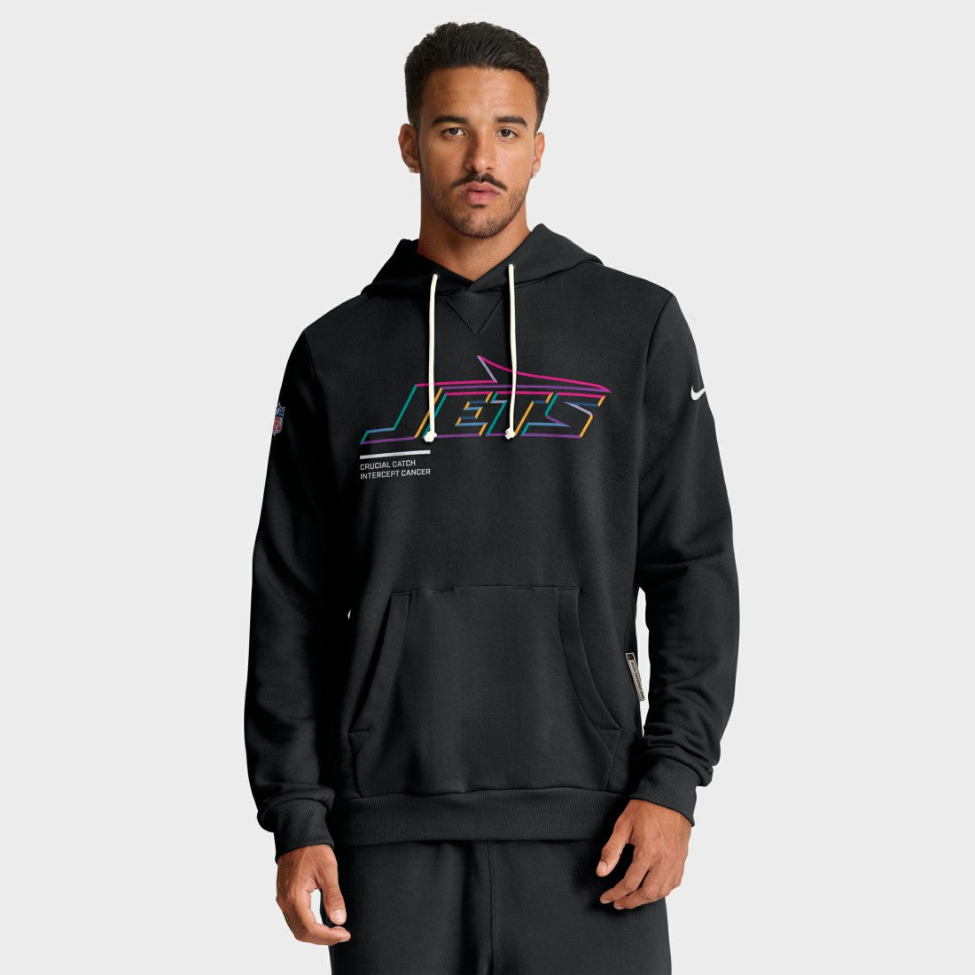 New York Jets Nike 2025 NFL Crucial Catch Sideline Standard Issue Dri-FIT Hoodie