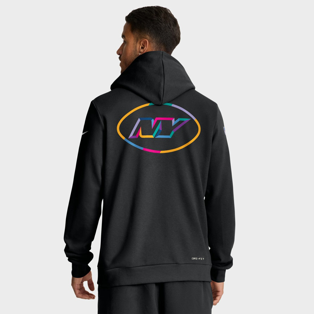 New York Jets Nike 2025 NFL Crucial Catch Sideline Standard Issue Dri-FIT Hoodie