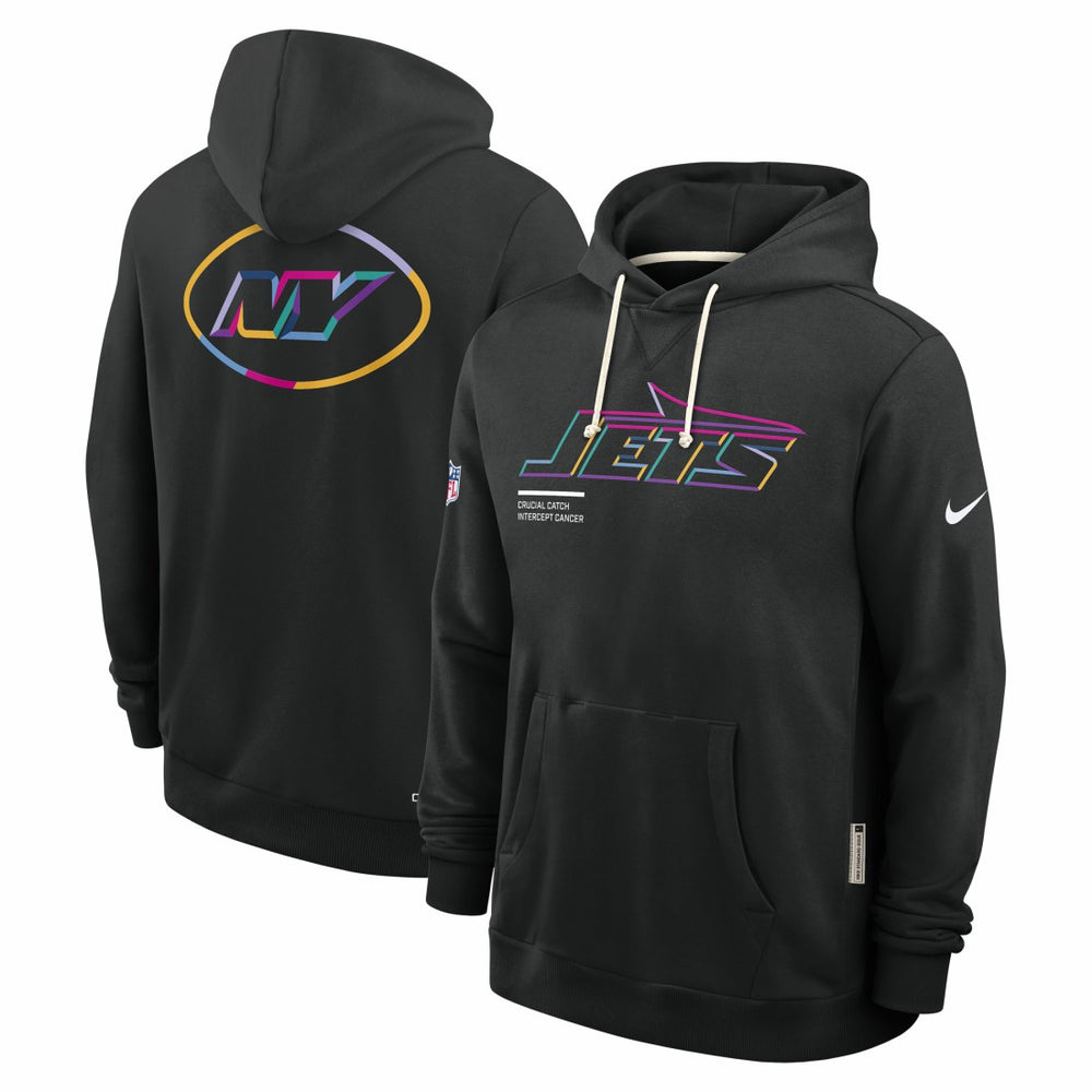 New York Jets Nike 2025 NFL Crucial Catch Sideline Standard Issue Dri-FIT Hoodie