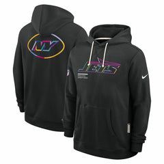 New York Jets Nike 2025 NFL Crucial Catch Sideline Standard Issue Dri-FIT Hoodie