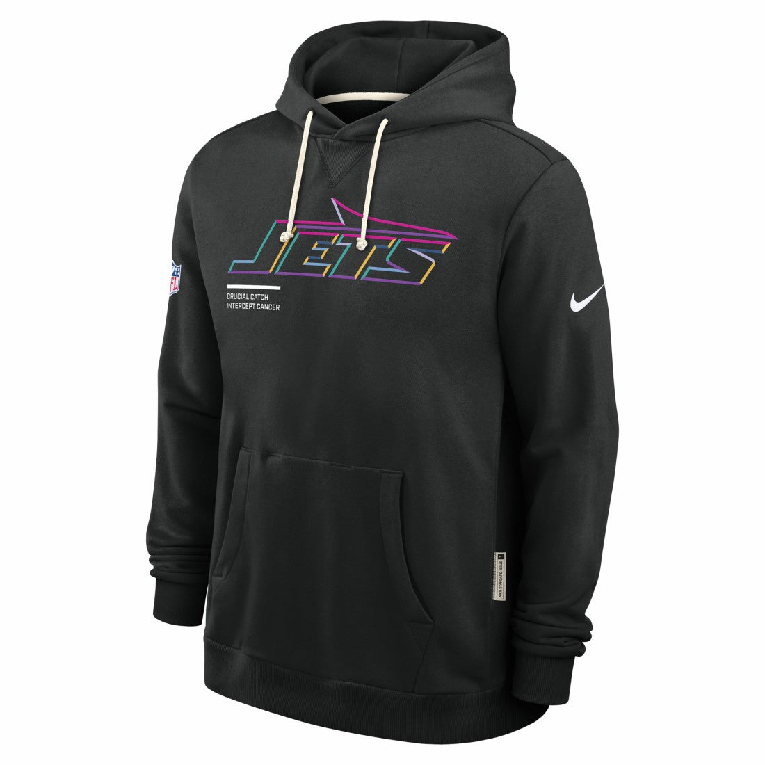 New York Jets Nike 2025 NFL Crucial Catch Sideline Standard Issue Dri-FIT Hoodie
