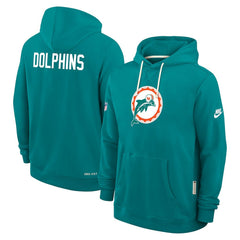 Miami Dolphins Nike Sideline Standard Issue Alt 2 Dri-FIT Hoodie
