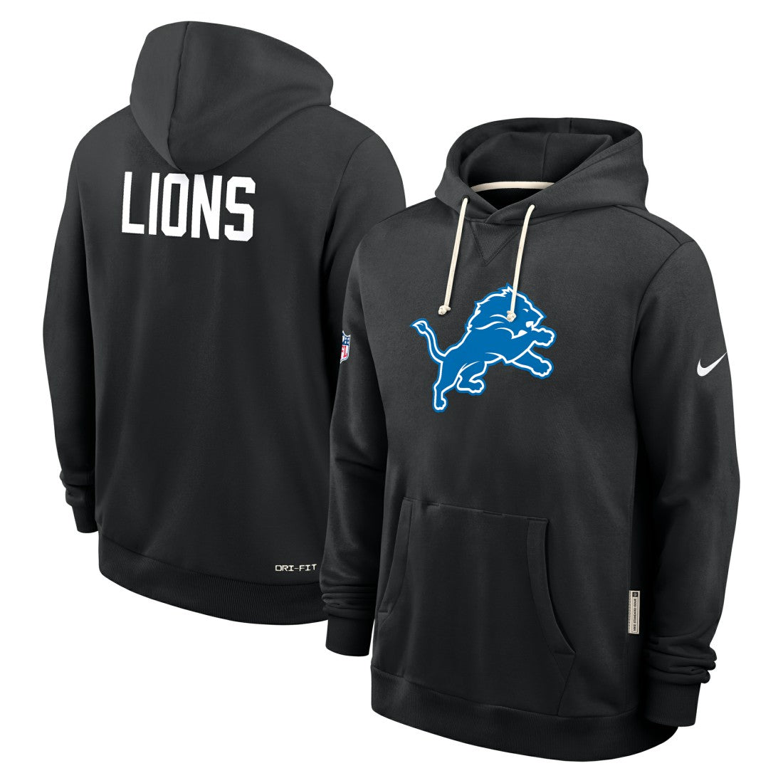 Detroit Lions Nike Sideline Standard Issue Alt 2 Dri-FIT Hoodie