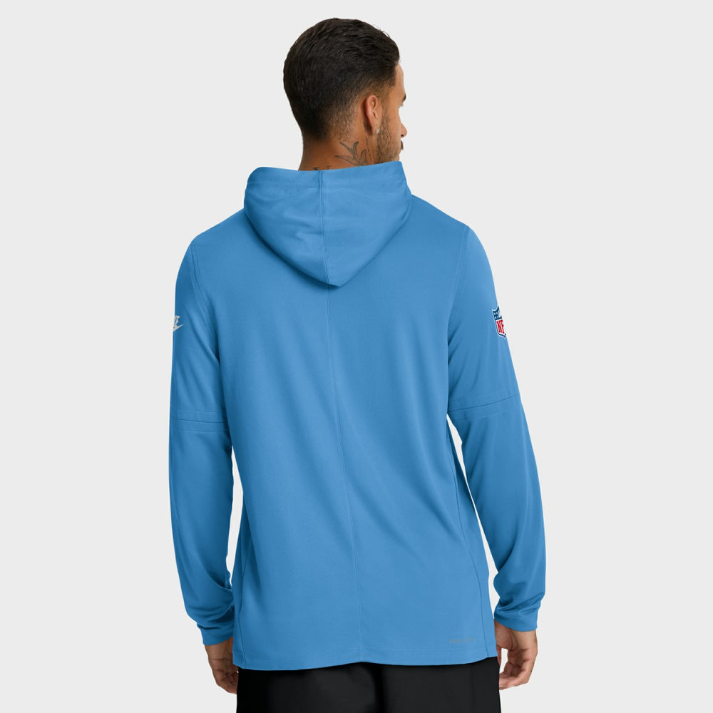 Tennessee Titans Nike Sideline Oilers Throwback Dri-FIT Long Sleeve Hoodie T-Shirt