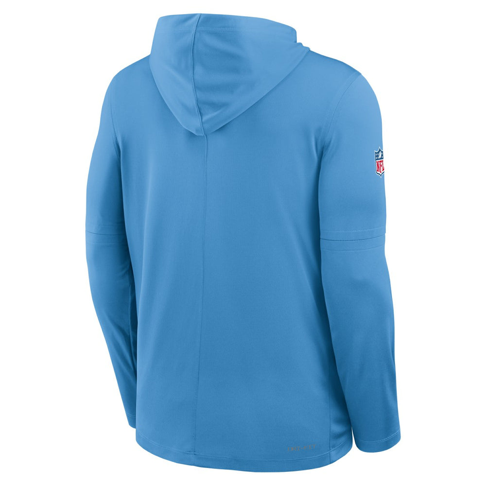 Tennessee Titans Nike Sideline Oilers Throwback Dri-FIT Long Sleeve Hoodie T-Shirt