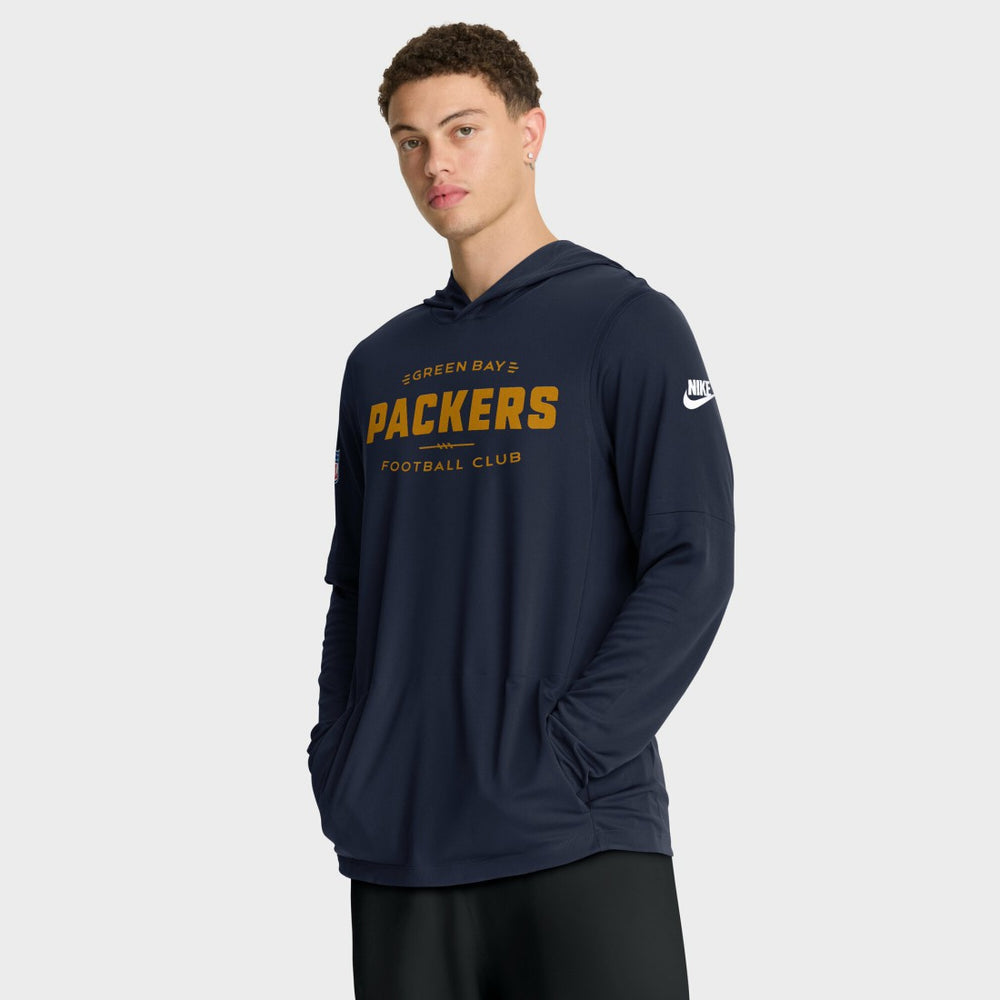 Green Bay Packers Nike The 1923 Classic Pass Accuracy Dri-FIT Long Sleeve Hoodie T-Shirt