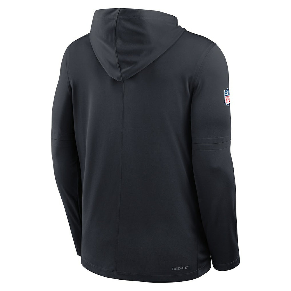 Houston Texans Nike Sideline Pass Accuracy Dri-FIT Long Sleeve Hoodie T-Shirt