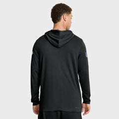 Jacksonville Jaguars Nike Sideline Pass Accuracy Dri-FIT Long Sleeve Hoodie T-Shirt