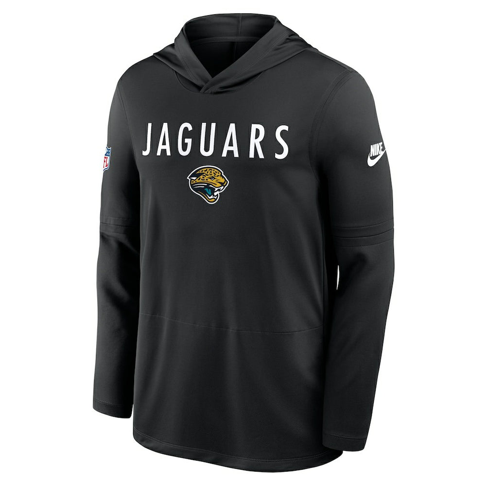 Jacksonville Jaguars Nike Sideline Pass Accuracy Dri-FIT Long Sleeve Hoodie T-Shirt