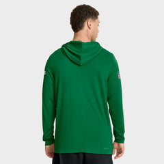 Philadelphia Eagles Nike Sideline Pass Accuracy Dri-FIT Long Sleeve Hoodie T-Shirt