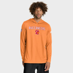 Tampa Bay Buccaneers Nike Sideline Pass Accuracy Dri-FIT Long Sleeve Hoodie T-Shirt