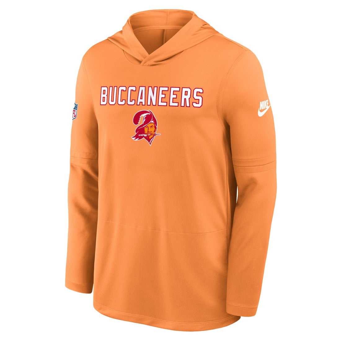 Tampa Bay Buccaneers Nike Sideline Pass Accuracy Dri-FIT Long Sleeve Hoodie T-Shirt
