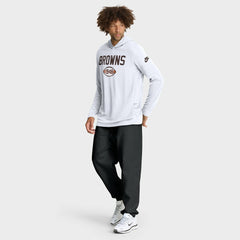Cleveland Browns Nike Sideline Pass Accuracy Dri-FIT Long Sleeve Hoodie T-Shirt