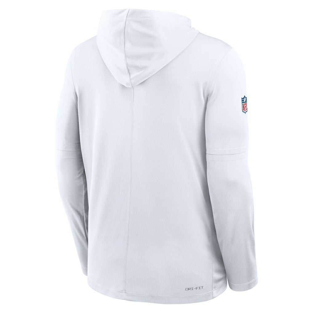 Cleveland Browns Nike Sideline Pass Accuracy Dri-FIT Long Sleeve Hoodie T-Shirt