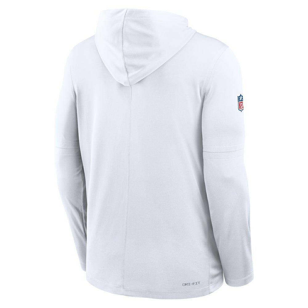 Cleveland Browns Nike Sideline Pass Accuracy Dri-FIT Long Sleeve Hoodie T-Shirt
